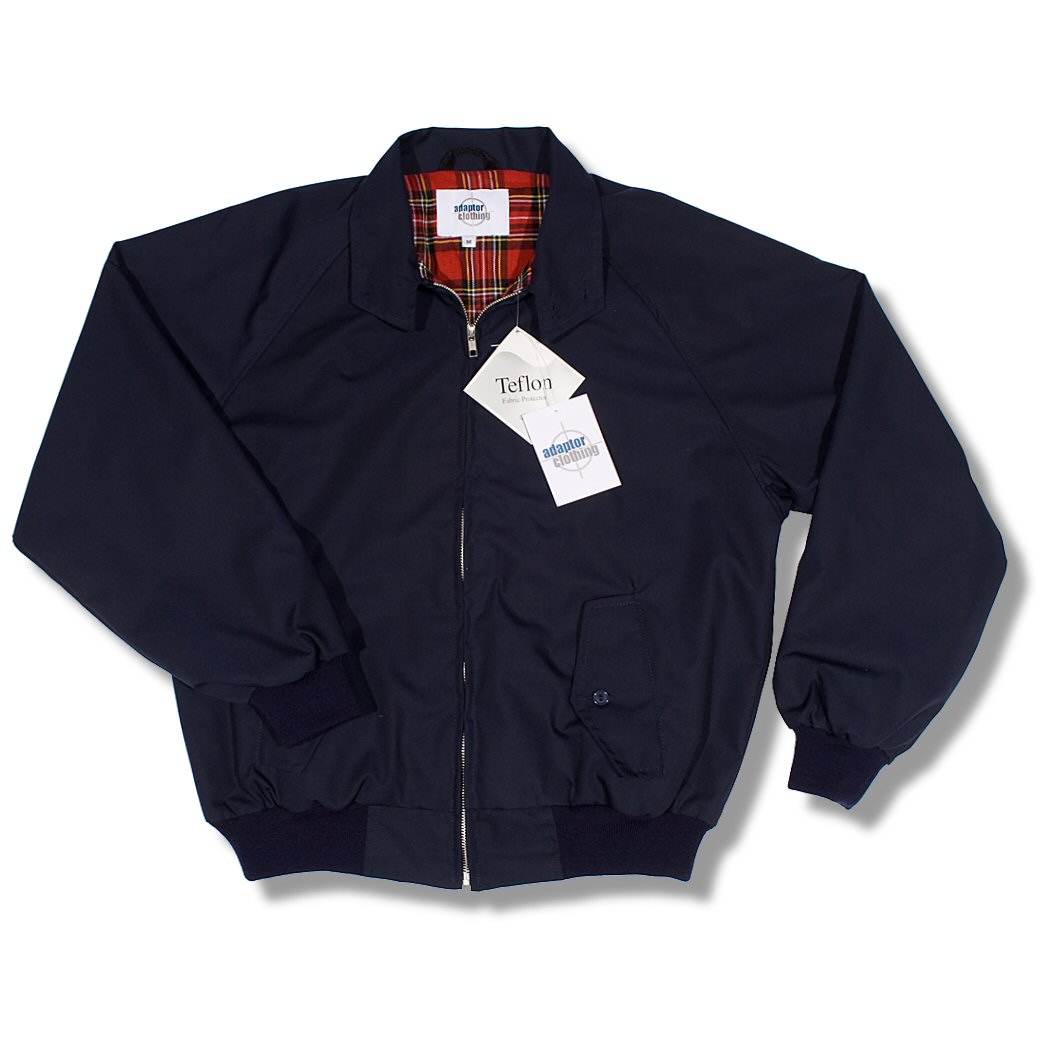 Adaptor Clothing Mod 60's Retro Teflon Coated Raglan Sleeve Harrington Jacket Adaptor Clothing